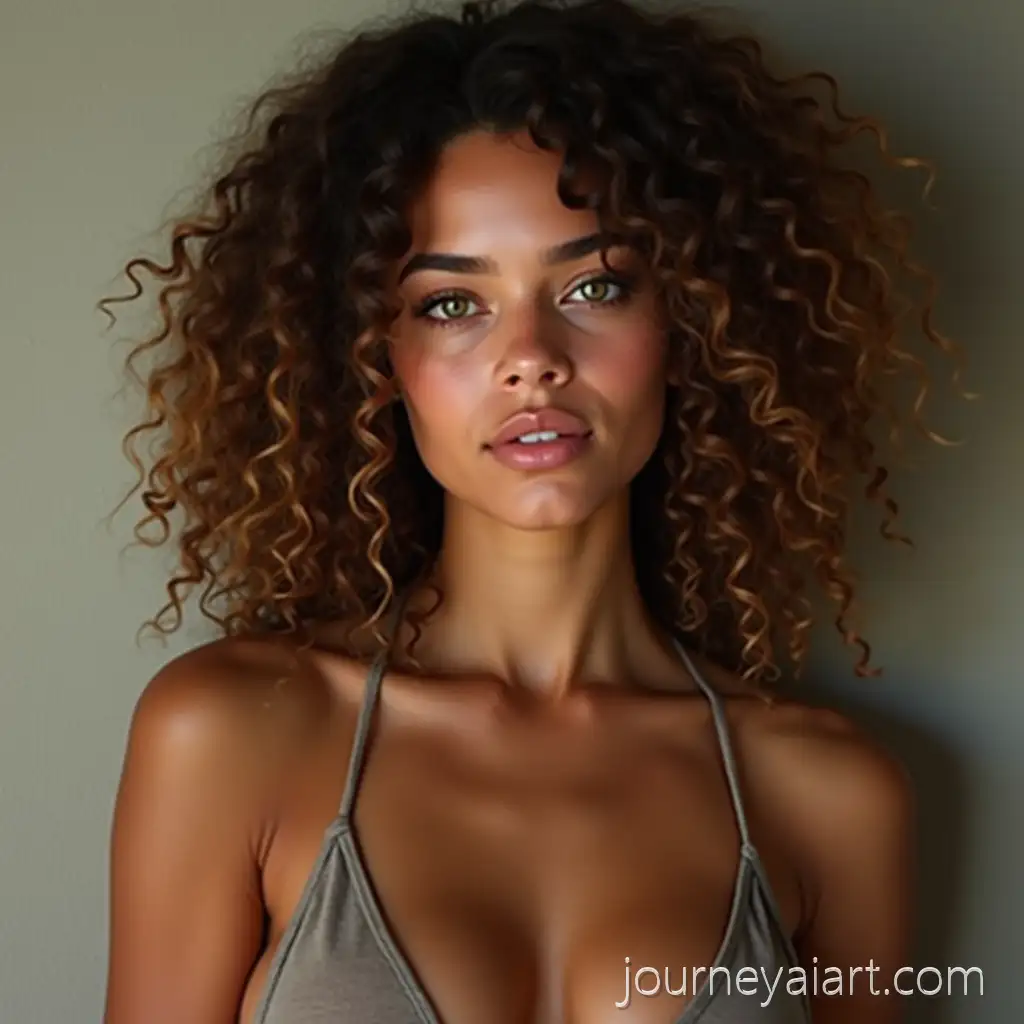 Portrait-of-a-Young-Woman-with-Curly-Brown-Hair-and-Green-Eyes