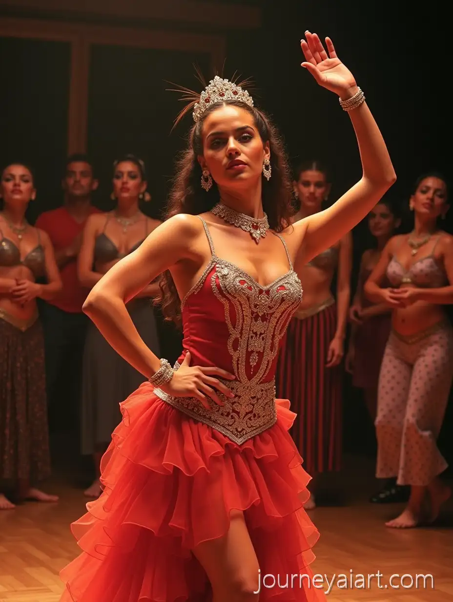 Model-Inspired-by-Adriana-Lima-Dancing-in-Paquita-da-Xuxa-Costume