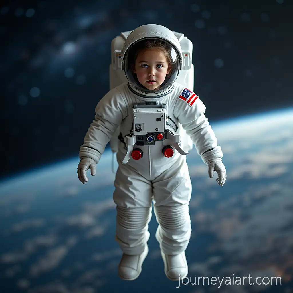 Levitating-Girl-in-Astronaut-Suit-FloatingLevitating-Astronaut-Girl-in-Space