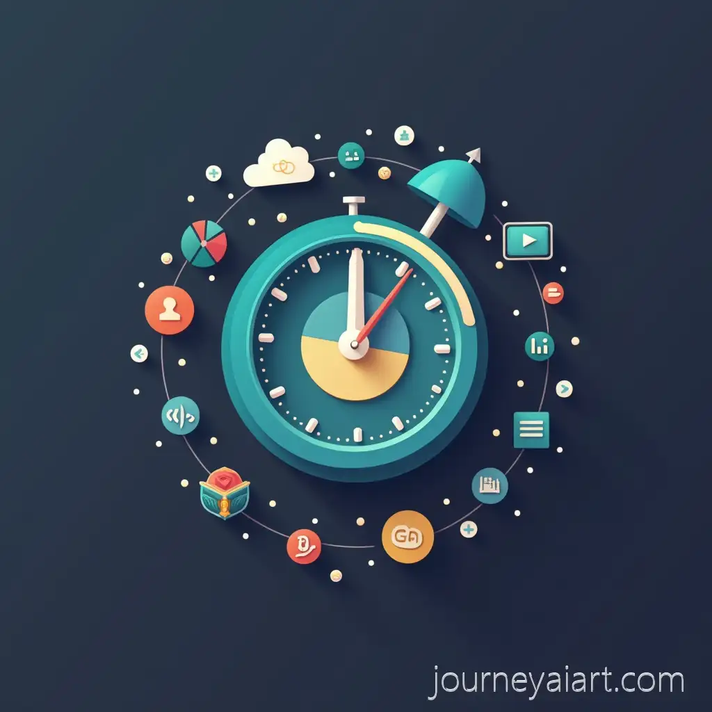 Time-Management-Concept-with-Clocks-and-Calendars-in-Creative-Setting