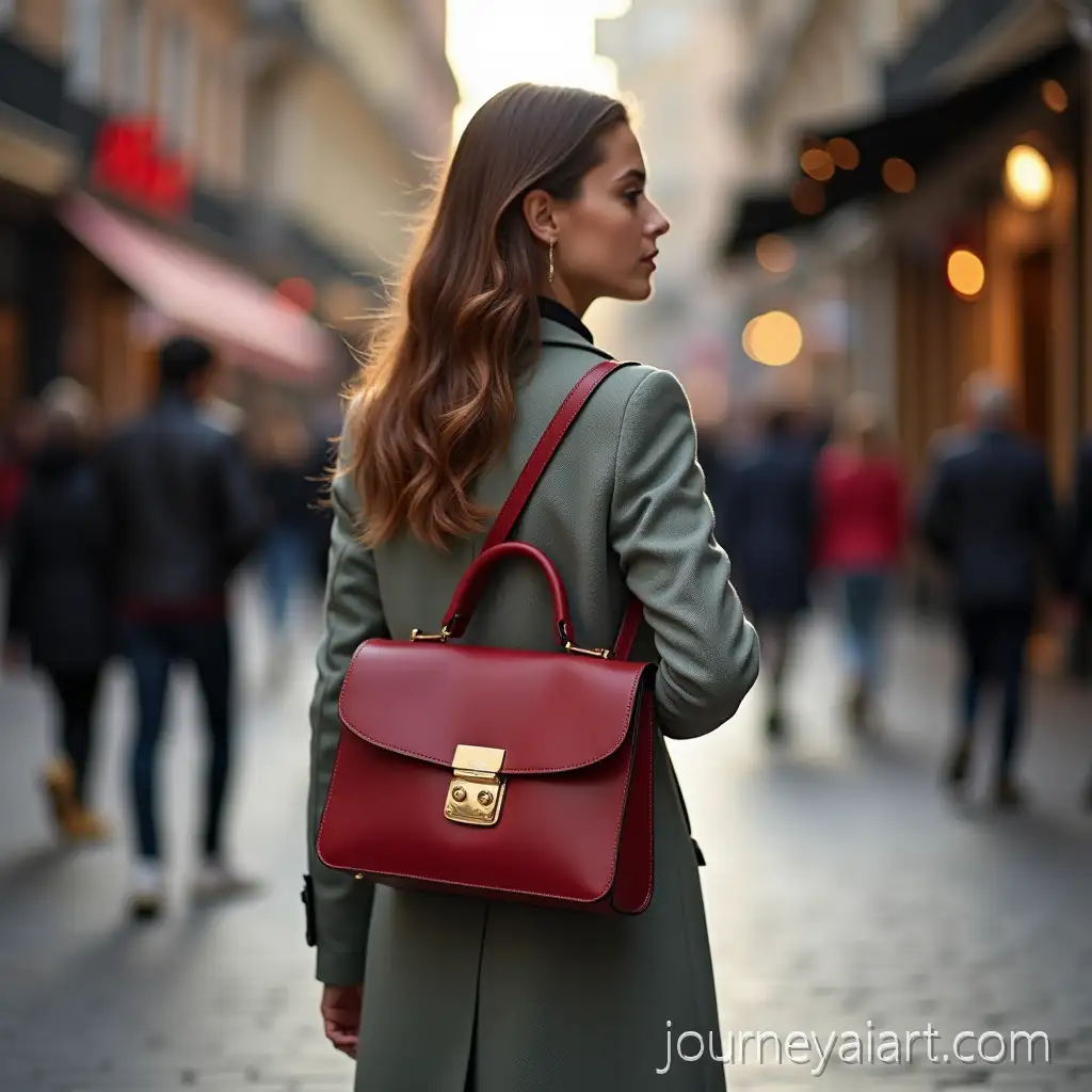 Girl-Walking-Through-a-Futuristic-Metropolis-Carrying-a-Lamponi-Bag