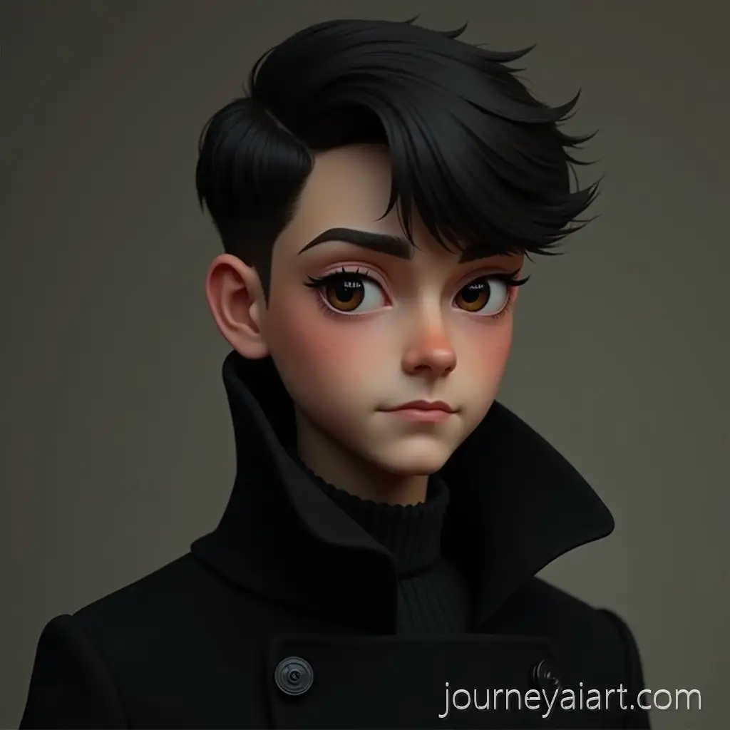 Young-Aristocratic-Man-with-BlackAristocratic-Young-Man-Portrait-Coat-and-Dark-Eyes