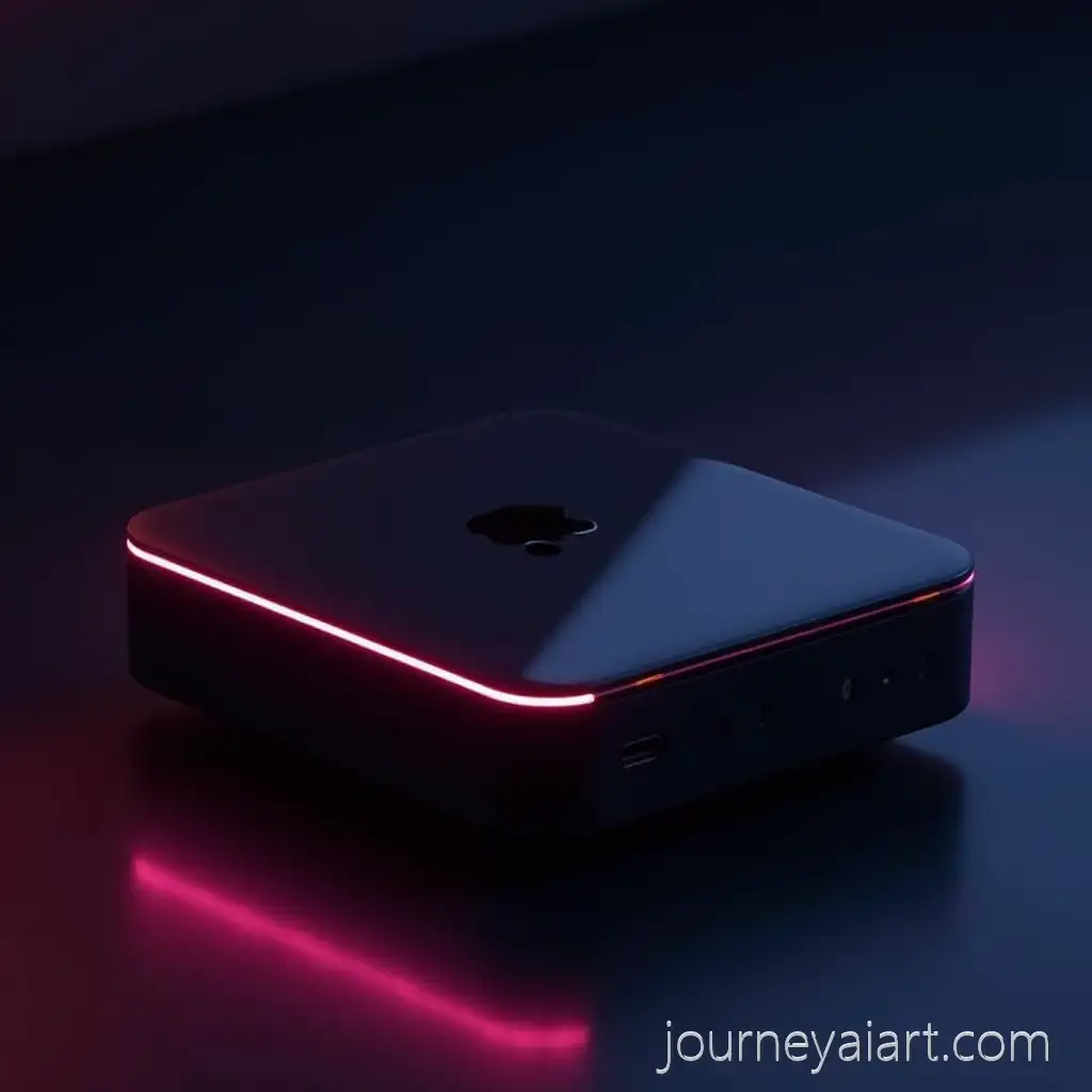 Premium-Product-Showcase-with-FutSleek-modern-product-showcaseuristic-Neon-Lighting-and-Glossy-Black-Surface