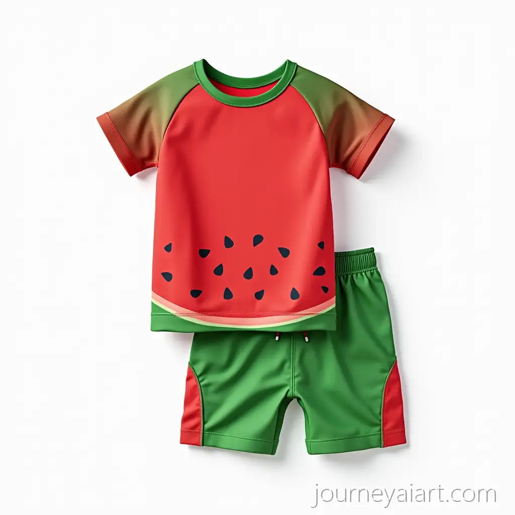 Fun-WatermelonInspired-Sports-Outfit-for-5YearOld-Boys
