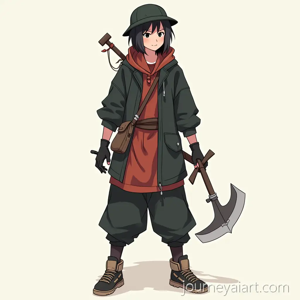 Full-Body-Character-Design-of-Agile-Cultist-Scout-in-HighQuality-Manhwa-Art-Style