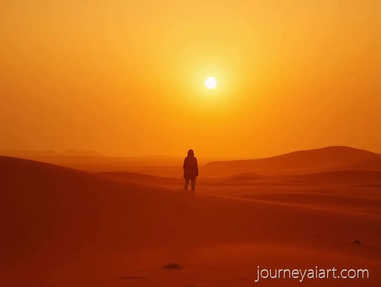Luxury-Mauritanian-Desert-at-Sunset-with-Golden-Sand-and-Warm-Orange-Hues