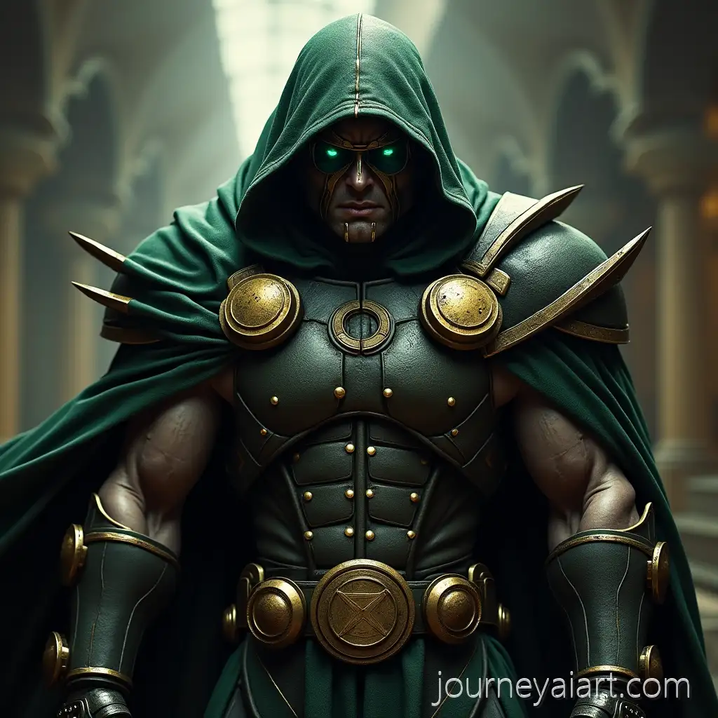 Dr-Doom-in-a-Powerful-Pose-with-Detailed-Armor