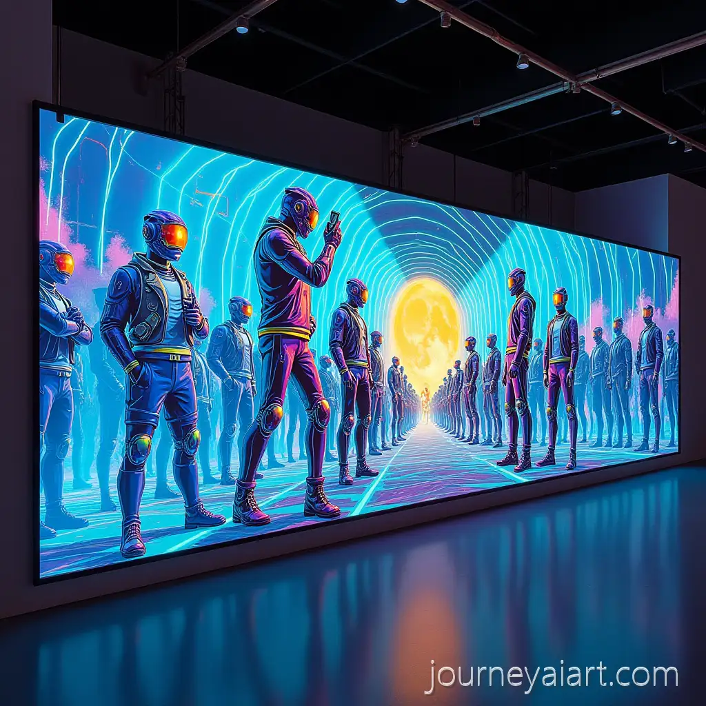 Massive-UltraHighResolution-Pop-Art-Mural-with-RetroFuturistic-Aesthetic-in-ElectricPop-Art-RetroFuturistic-Mural-Blue-and-Radiant-Yellow
