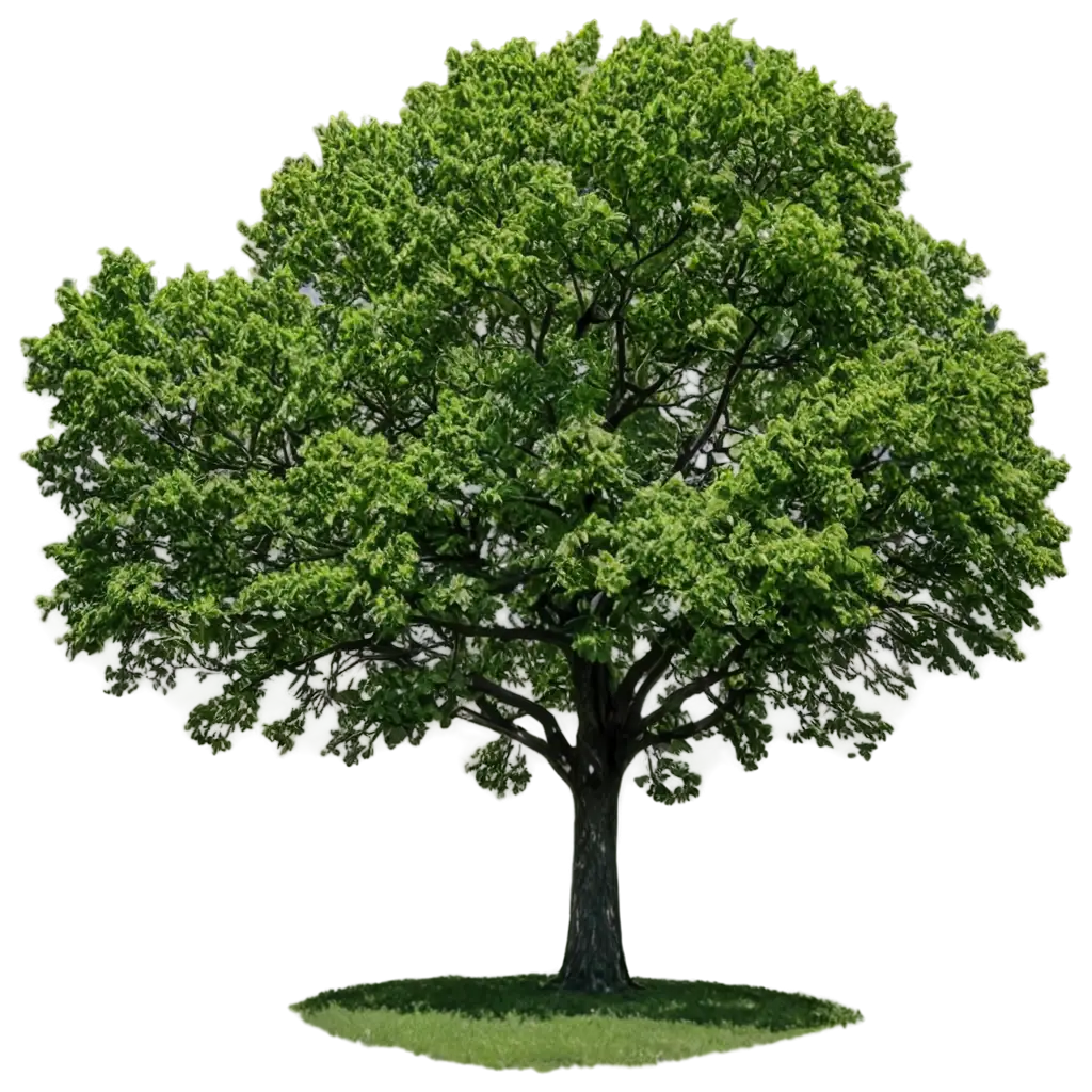 Large-Green-Tree-with-Thick-Leafy-Branches-HighQuality-PNG-Image-for-Versatile-Use