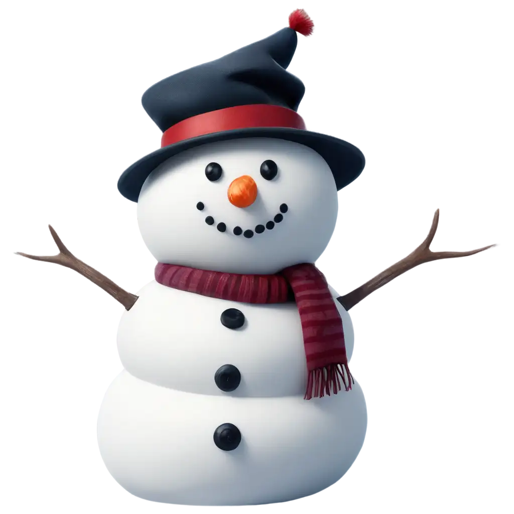 HighQuality-Snowman-PNG-Image-for-Seasonal-and-Creative-Projects