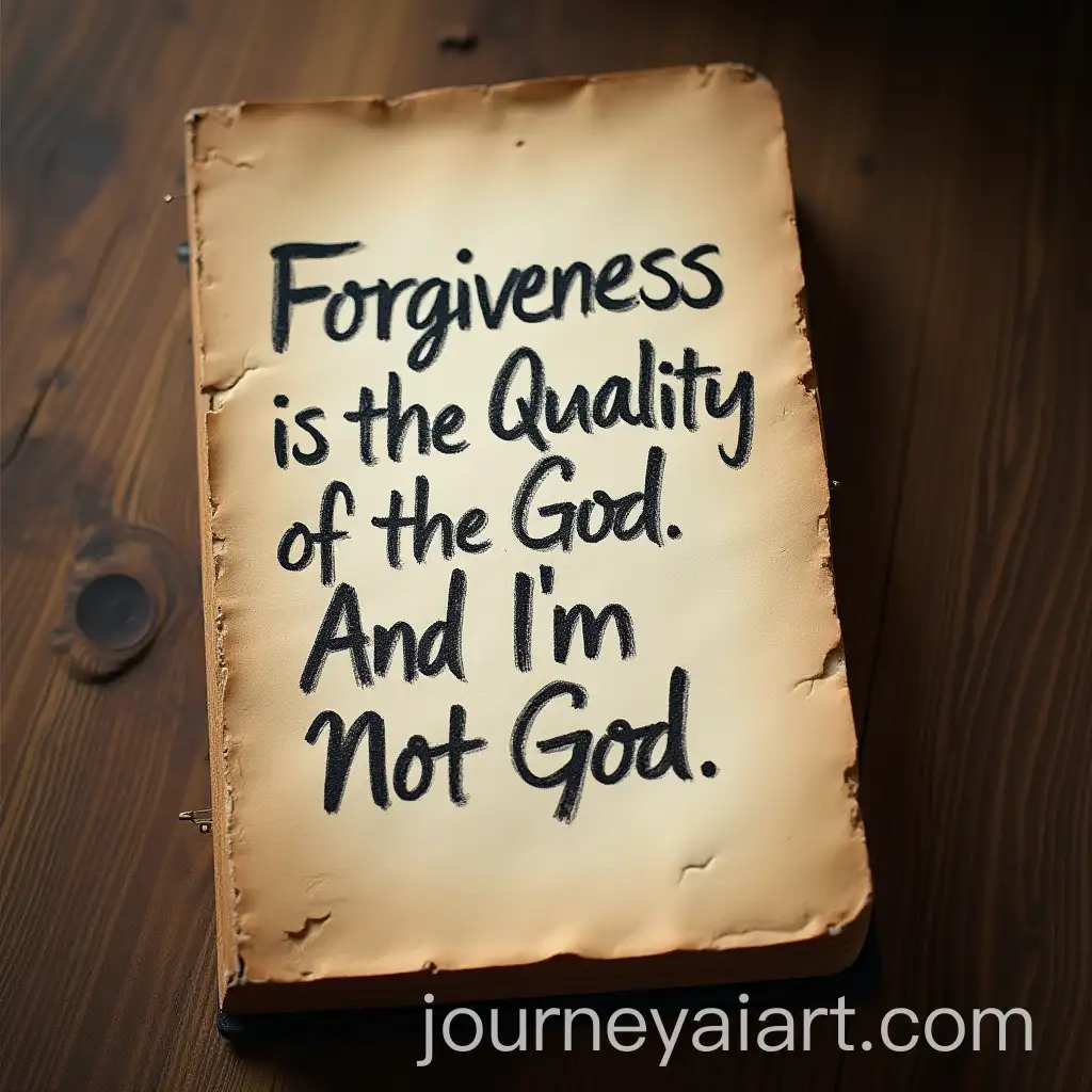 Book-Featuring-the-Quote-Forgiveness-Is-The-Quality-Of-God-And-Im-Not-God