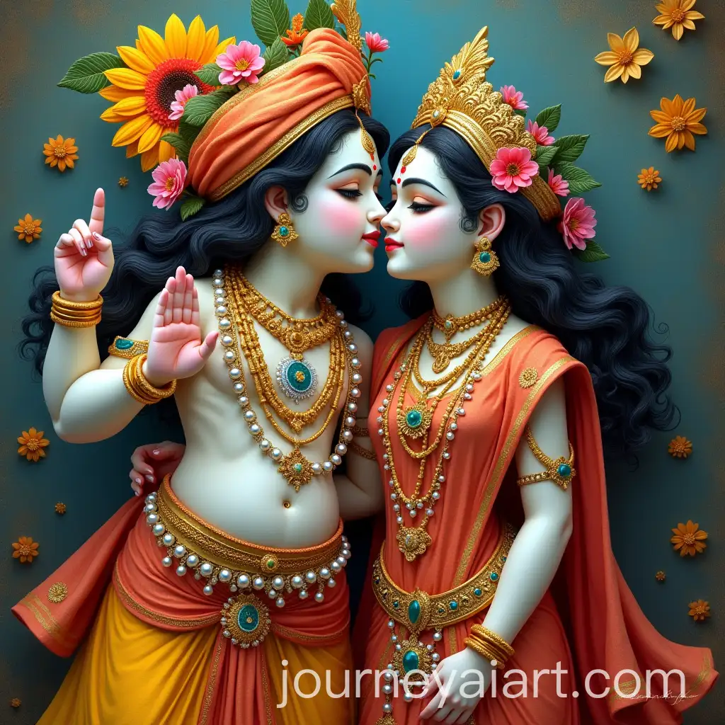 Radha-Krishna-in-Spiritual-Harmony-with-Divine-Aura