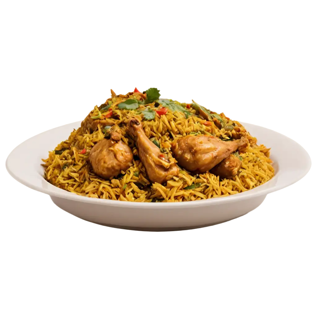 Delicious-Chicken-Biryani-in-Plate-HighQuality-PNG-Image-for-Culinary-Enthusiasts