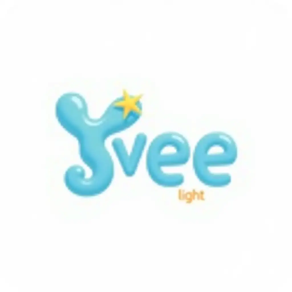 Yvee-Light-Logo-Design-for-Laundry-Saloon-and-Kids-Massage