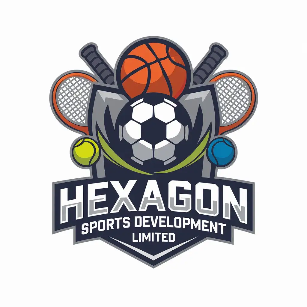 LOGO-Design-For-Hexagon-Sports-Development-Limited-Youthful-Sporting-Events-Theme