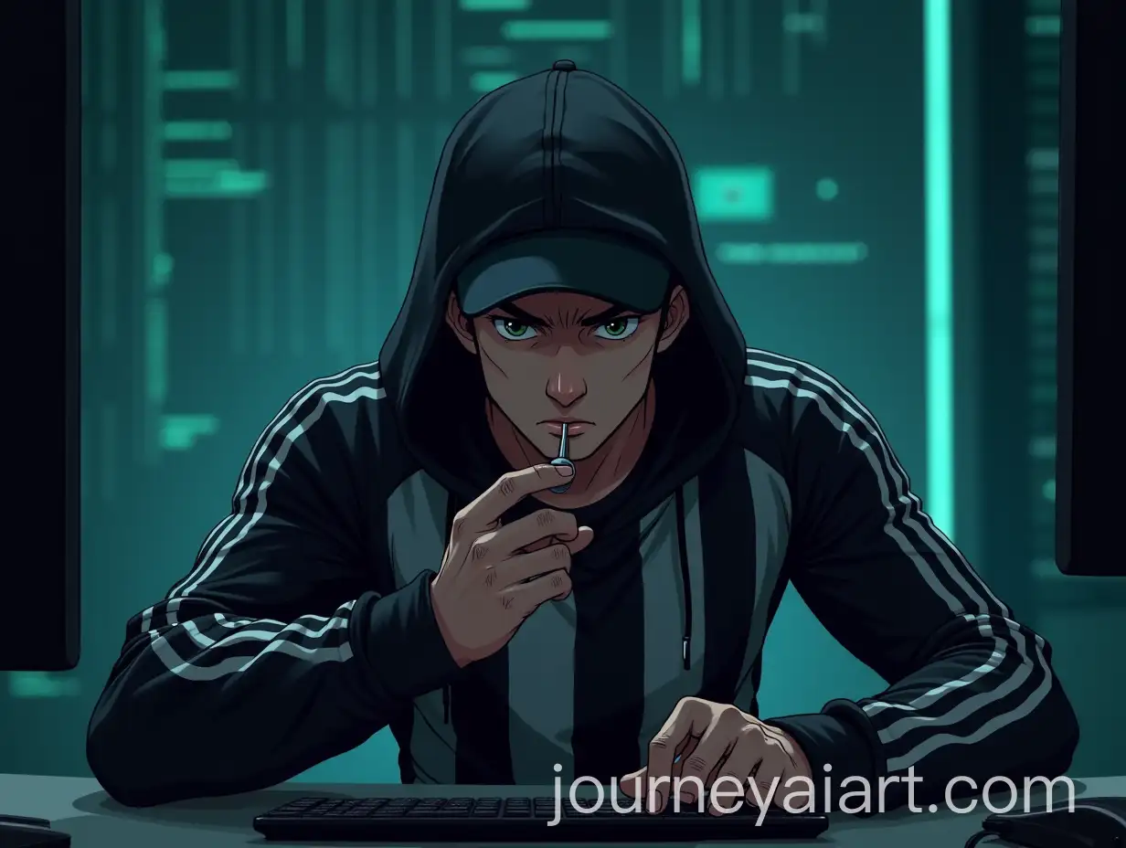 Anime-Manga-Style-Soccer-Referee-in-Tech-Hive