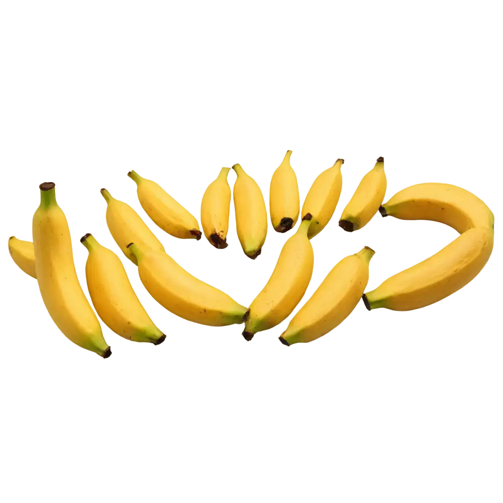 Vibrant-Collection-of-Many-Small-Bananas-HighQuality-PNG-Image-for-Versatile-Use