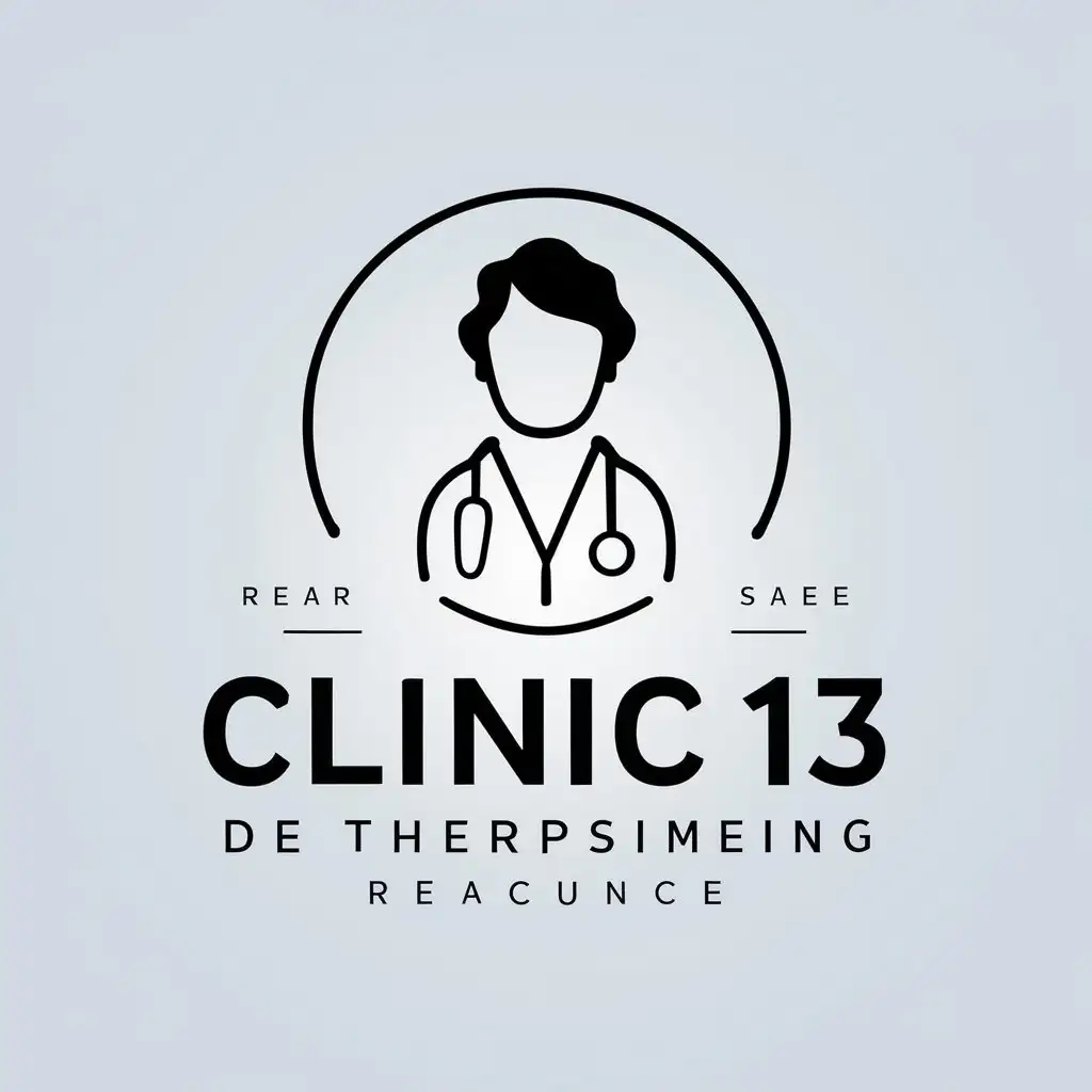 LOGO Design For Clinic 13 Modern Vector Logo with Doctor Symbol for Retail Industry