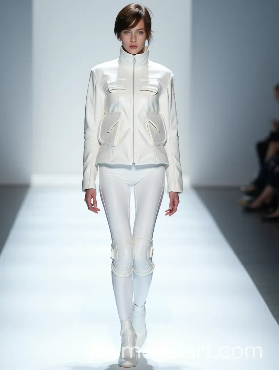 Futuristic-Model-on-Minimalist-Runway-in-AvantGarde-AllWhite-Outfit