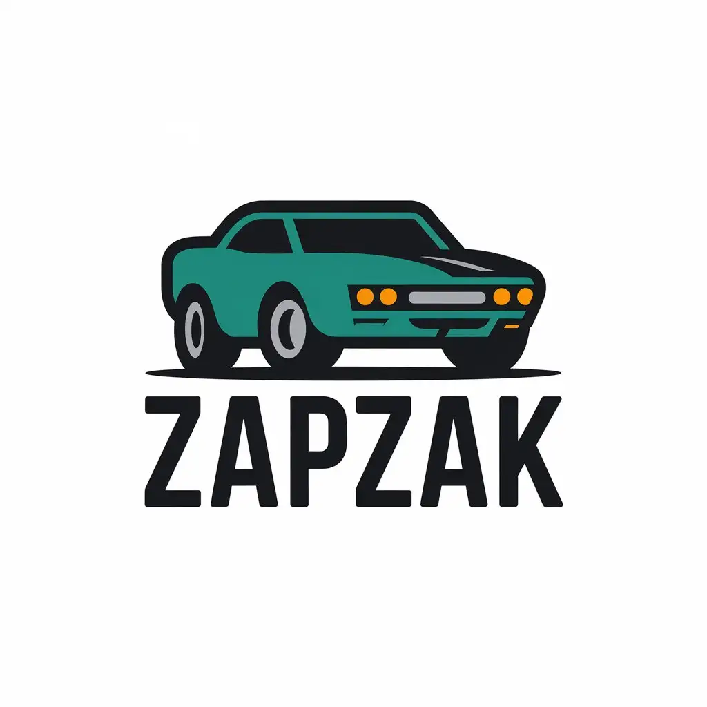 LOGO Design for Zapzak Modern Car Symbol for Automotive Industry with Clean and Clear Design