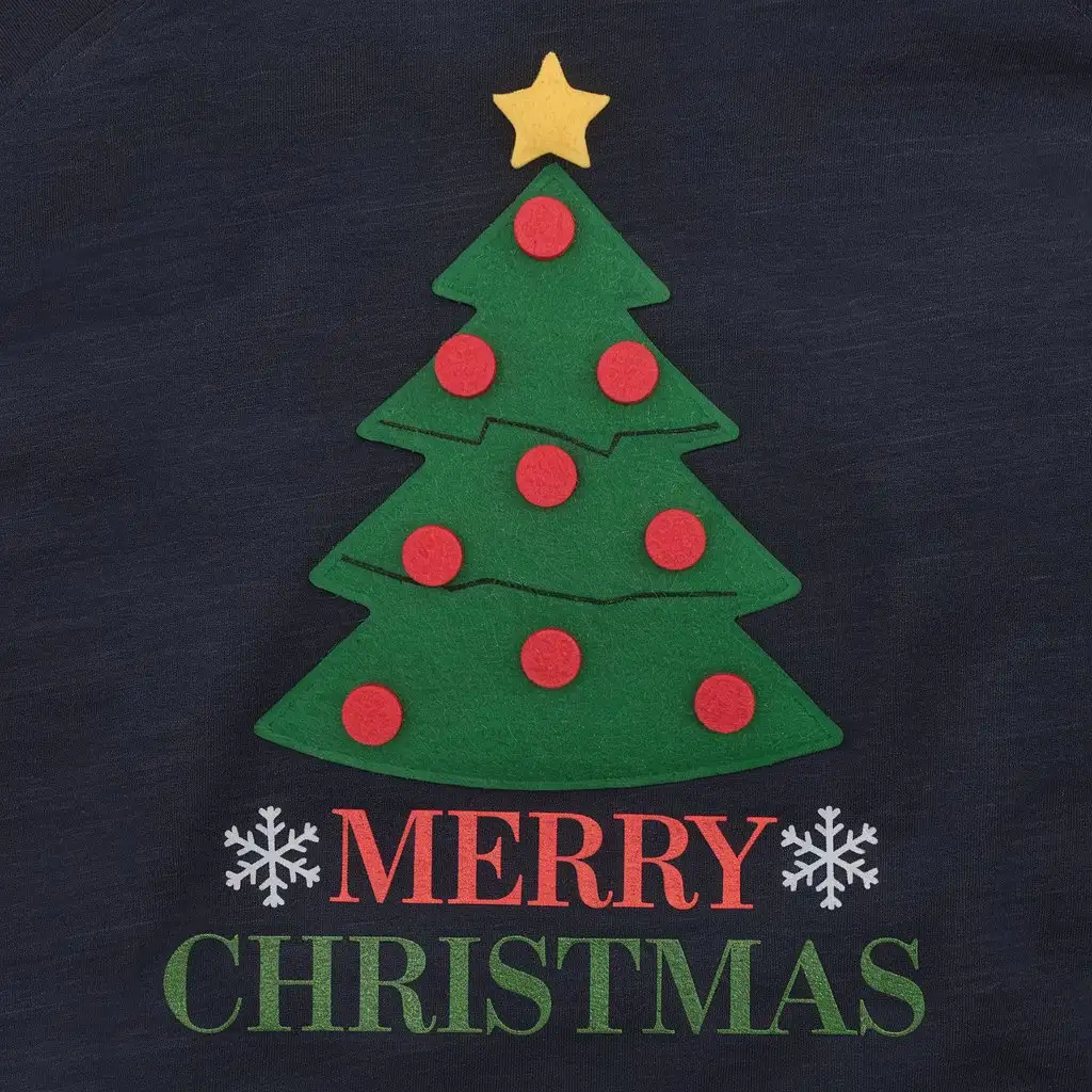 Creative Christmas TShirt Design Concept Without a Shirt