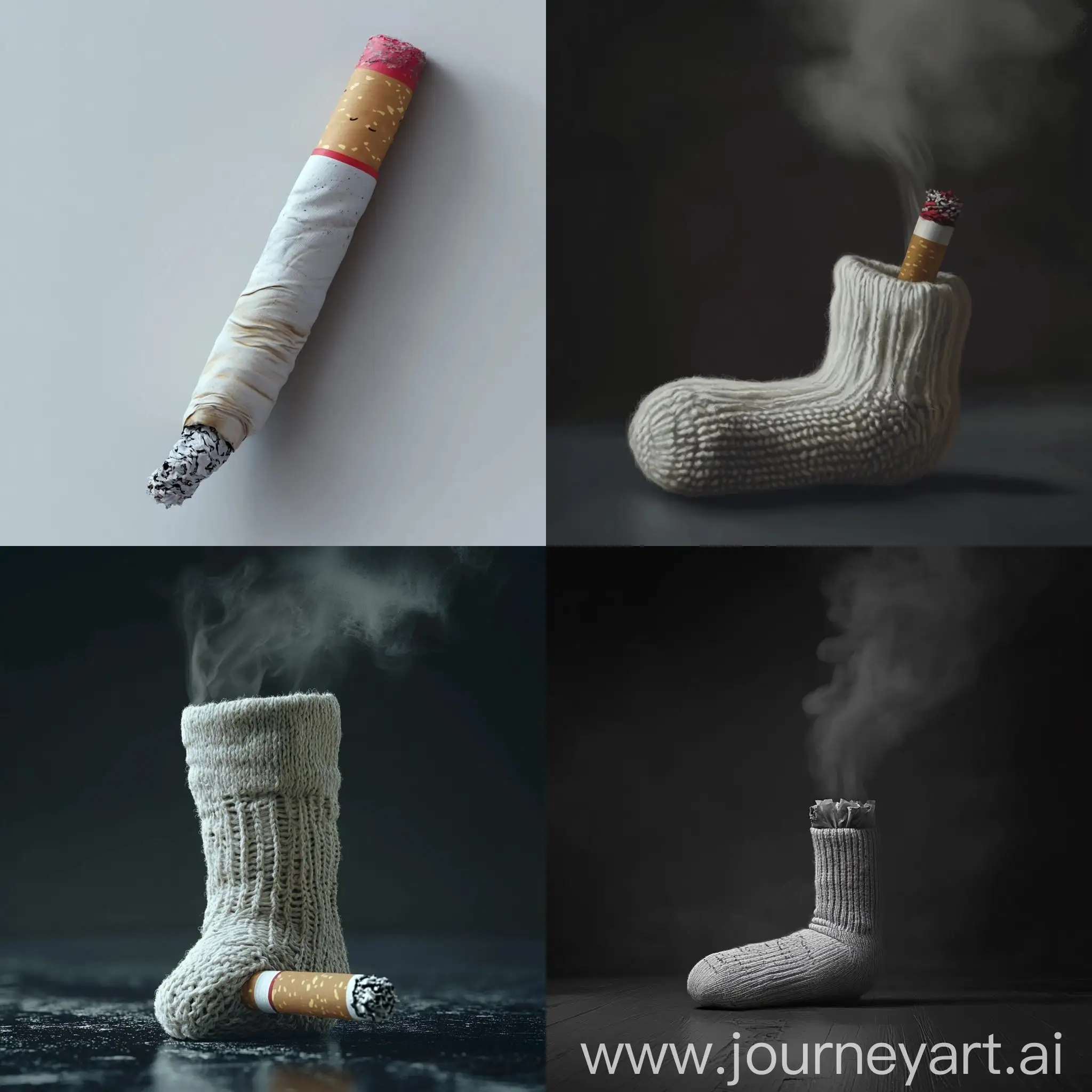 Realistic-Representation-of-a-Sock-Cigarette