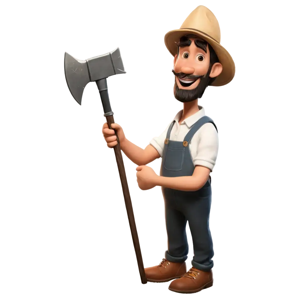 Farmer-PNG-Image-HighQuality-Transparent-Illustration-for-Versatile-Use