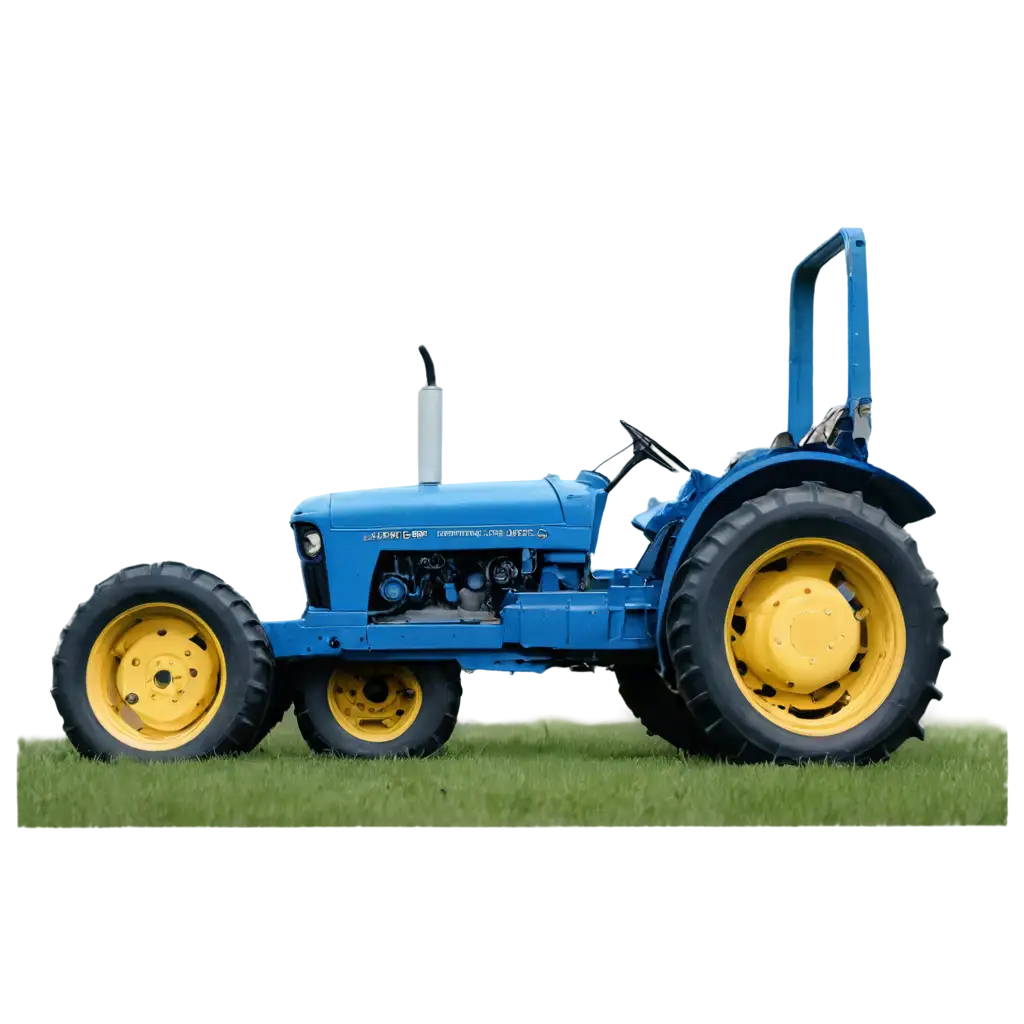 Blue-Tractor-PNG-Image-on-Grass-HighQuality-Transparent-Background