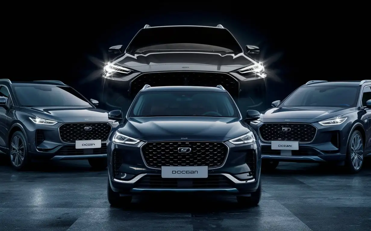 Three Teasing Cars Mystery Launch Models with BYD Ocean and SUV Yangwany U8