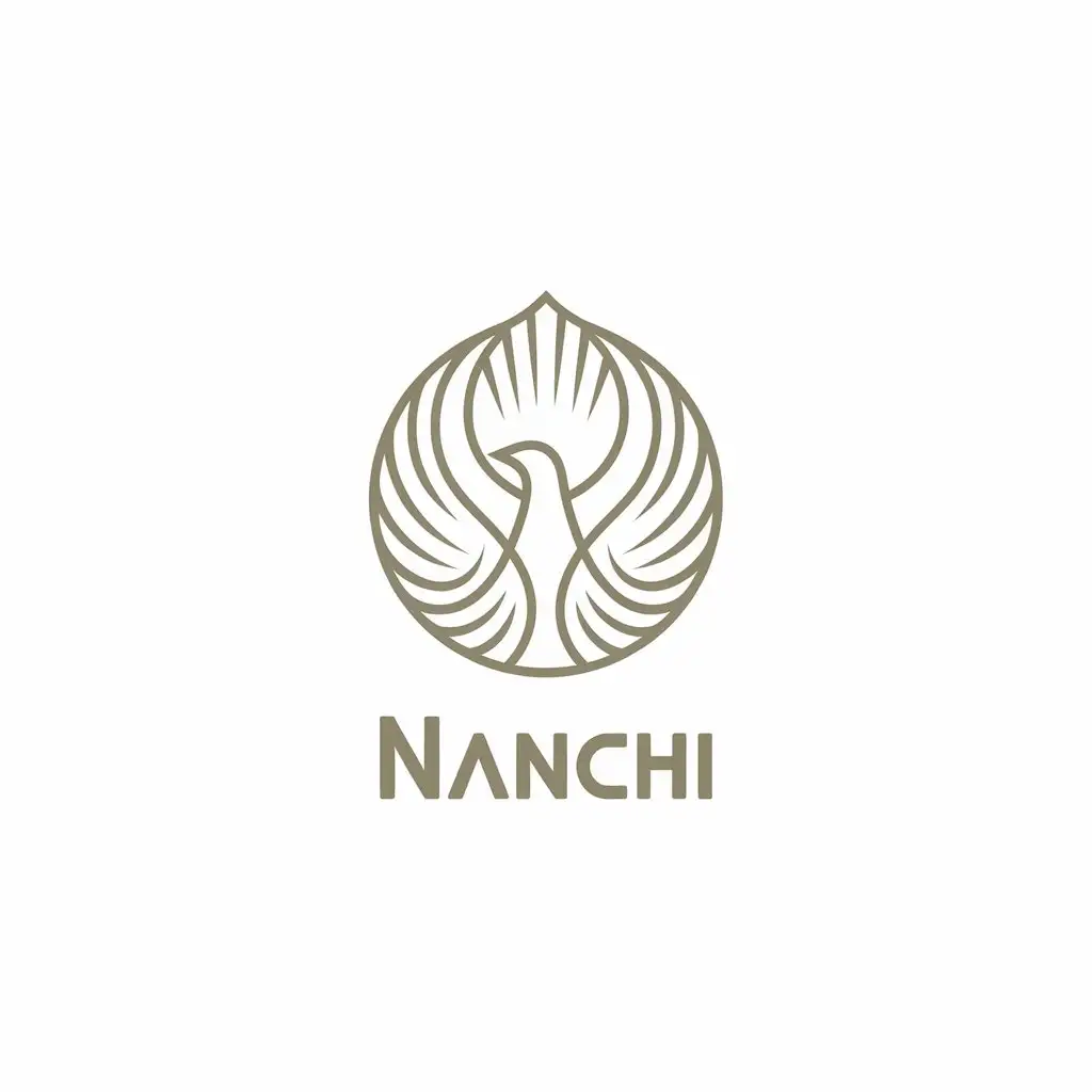 LOGO-Design-for-Nanchi-Elegant-Bird-Symbol-with-a-Clear-Background-for-Modern-Branding