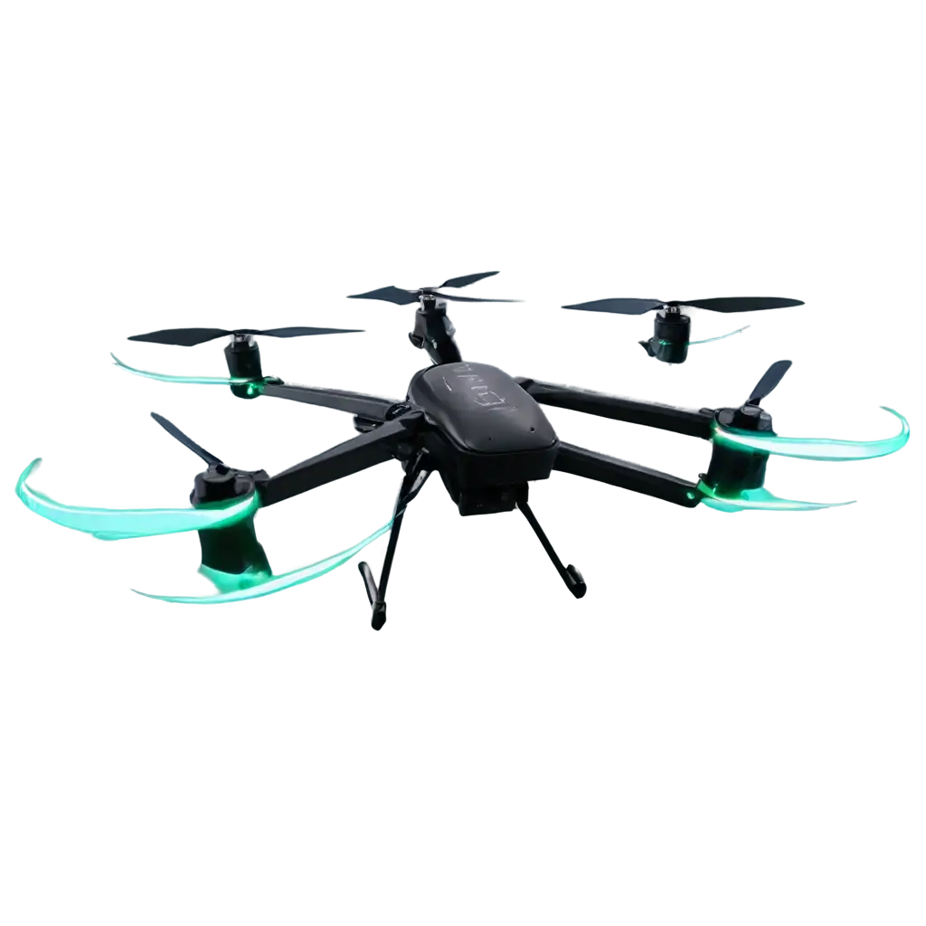 Drone-with-LED-Lights-PNG-HighQuality-Transparent-Image-for-Digital-Projects