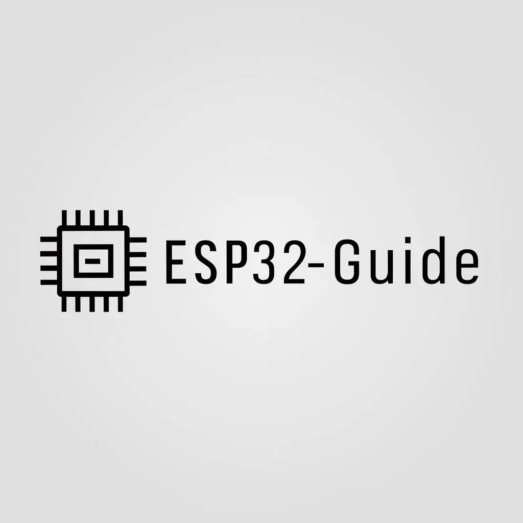 LOGO Design for ESP32Guide Minimalistic Chip Symbol for Technology Industry