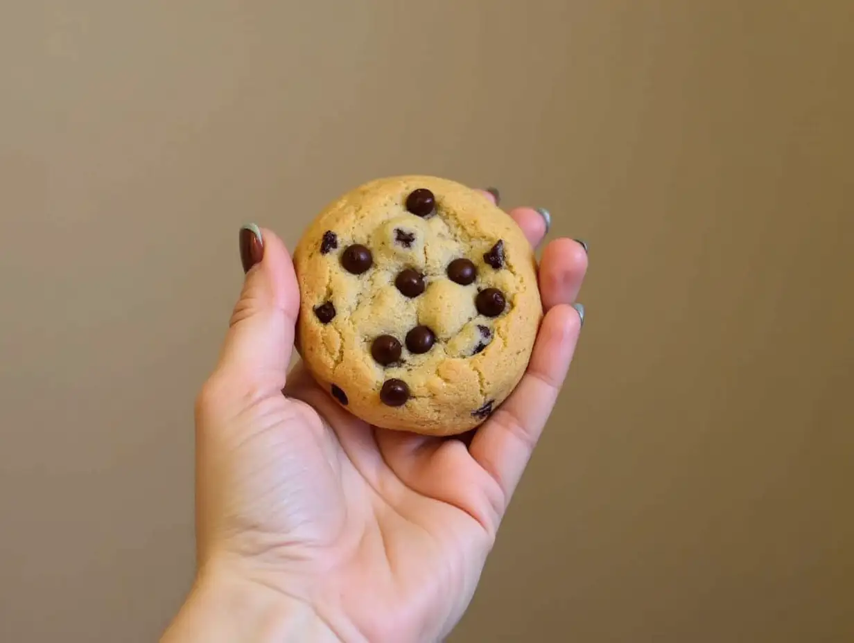 Person-Holding-Chocolate-Chip-Cookie