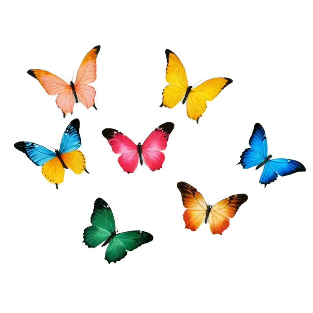 Vibrant-PNG-Image-of-Colorful-Butterflies-Among-Beautiful-Flowers