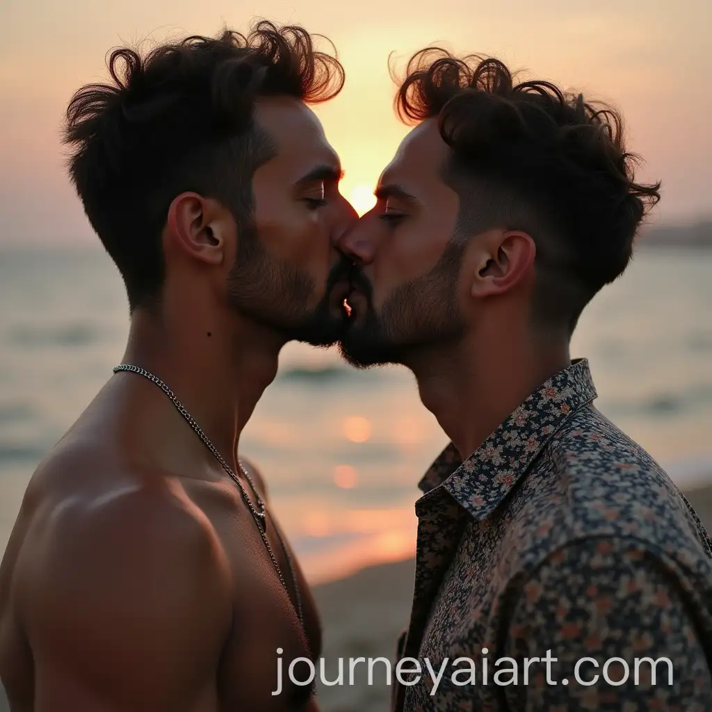 Two-Men-Sharing-a-Tender-Kiss