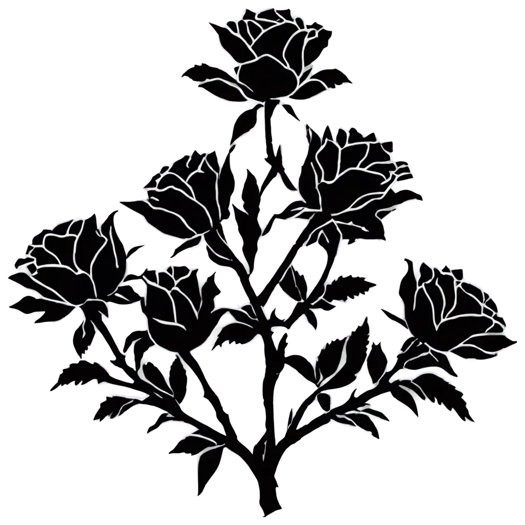 Stunning-Rose-Tree-Silhouette-Vector-Art-PNG-for-HighQuality-Visuals