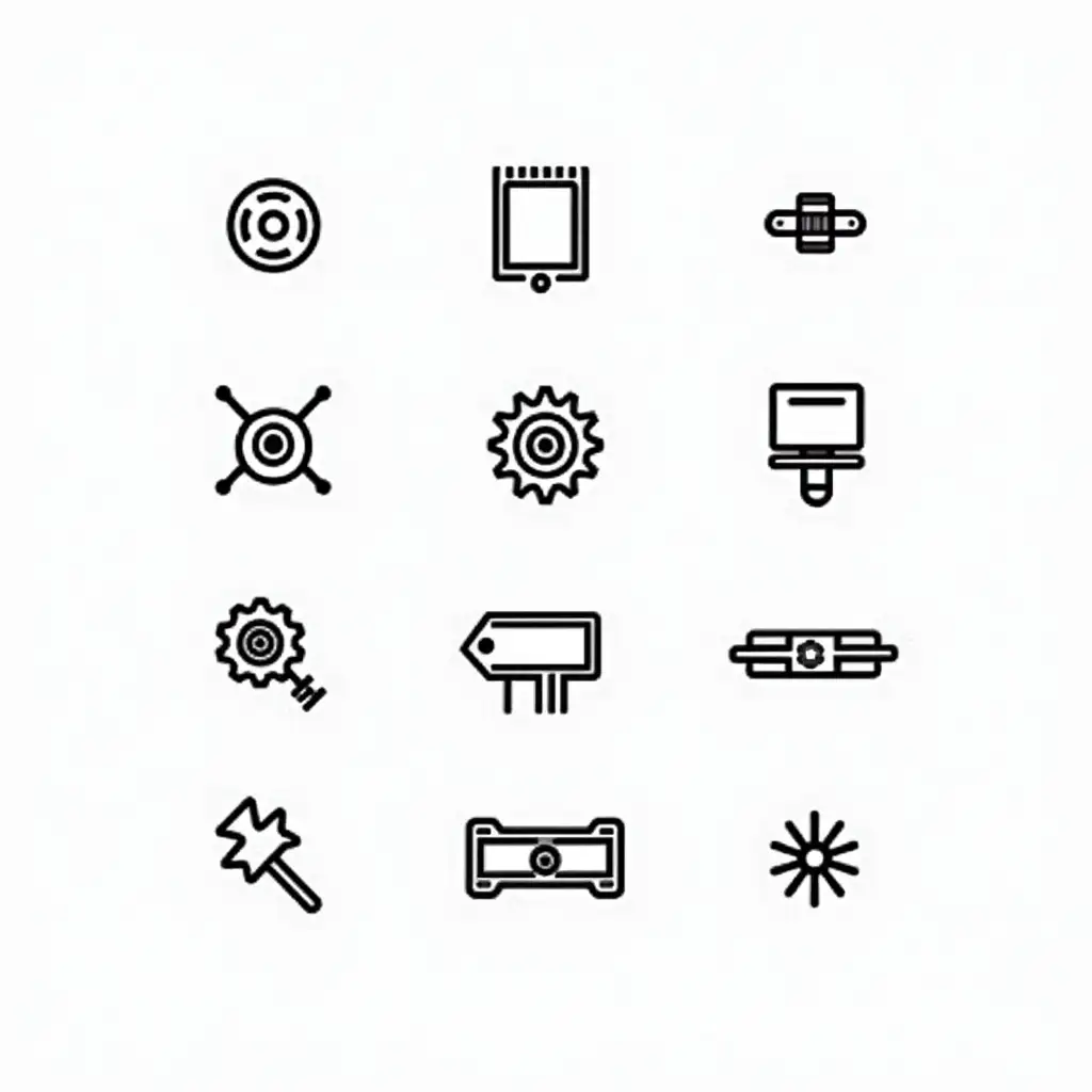 Black-and-White-Geometric-Design-of-Simple-Mechanical-Parts