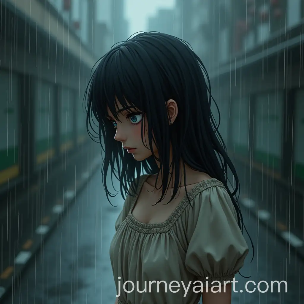 Girl-in-Rainy-Day-Dress-Portrait
