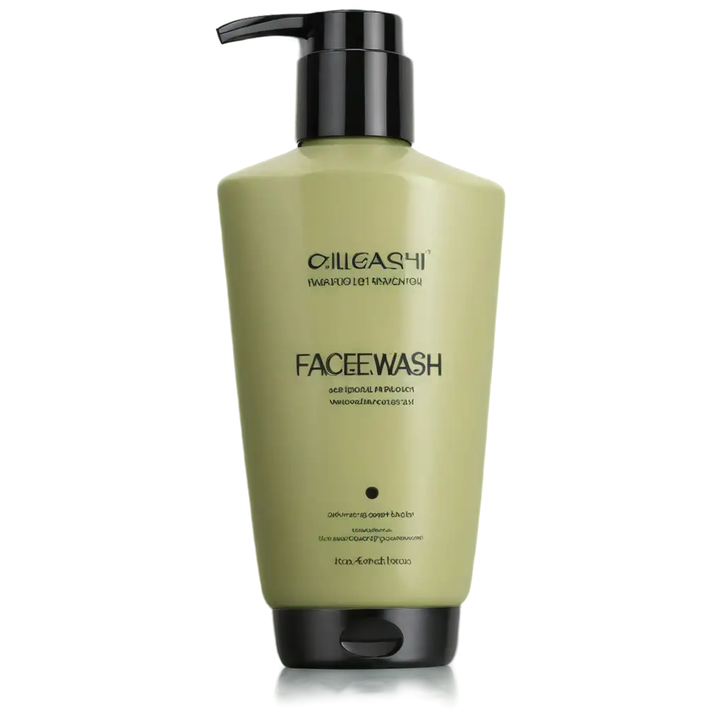 a facewash product with elegant design