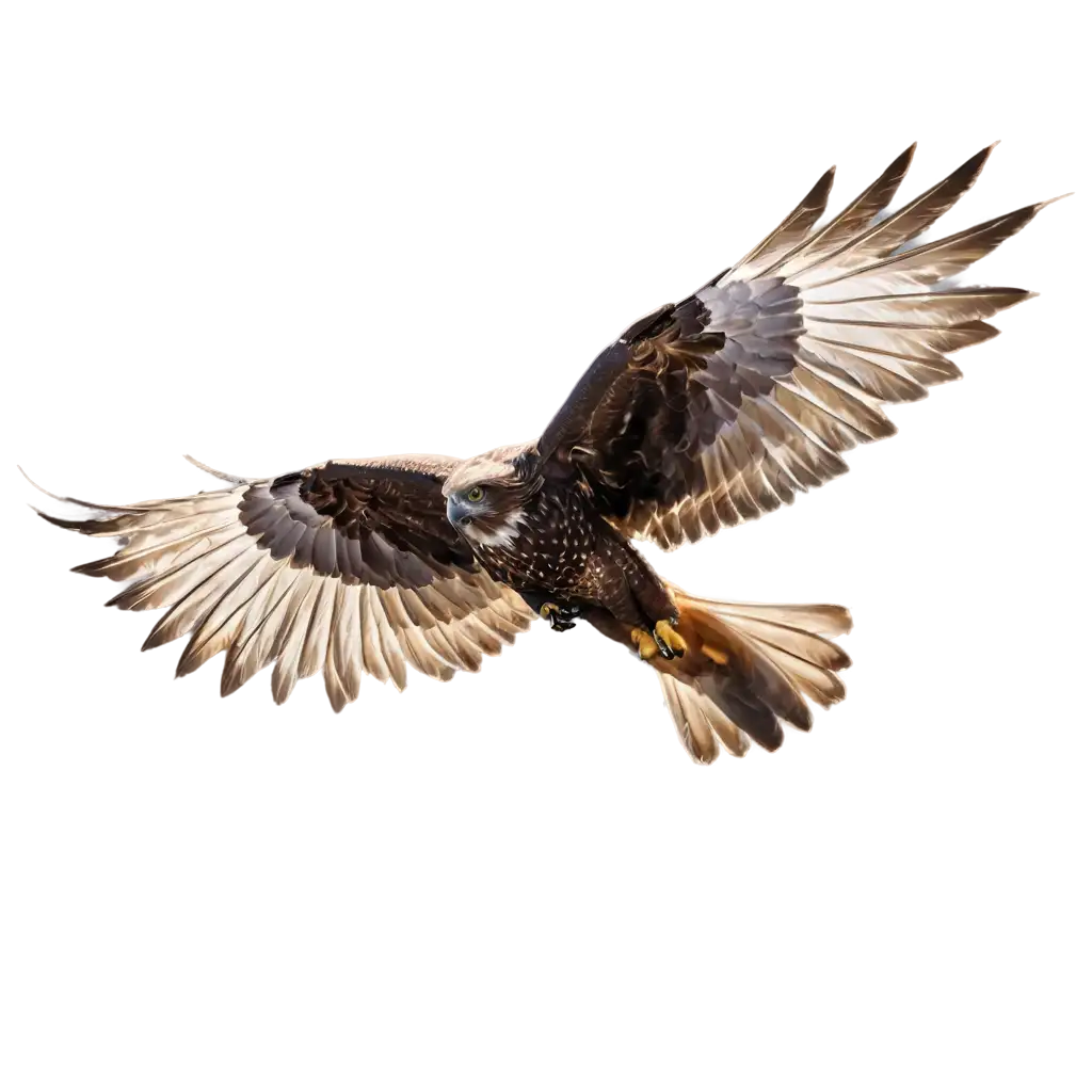 HighTech-Space-Confrontation-Hawk-vs-Satellite-PNG-Image-for-SciFi-and-Cinematic-Artwork
