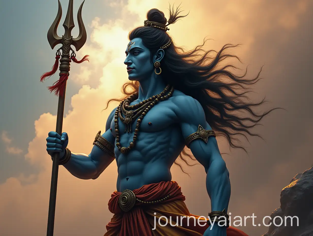 Majestic-Lord-Shiva-in-Divine-Pose-with-Cosmic-Elements