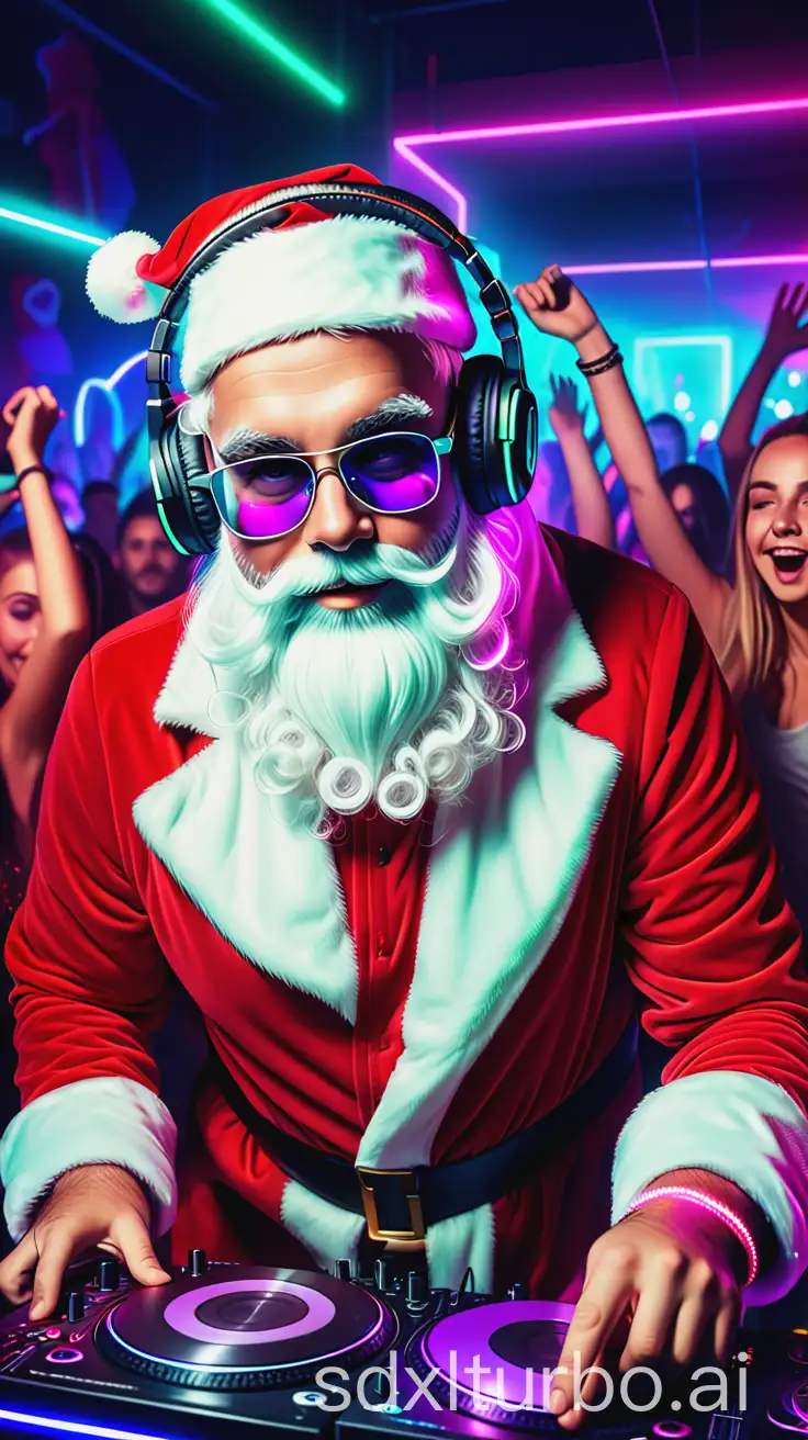 DJ-Santa-with-Headphones-in-NeonLit-Club-Surrounded-by-Dancing-Crowd