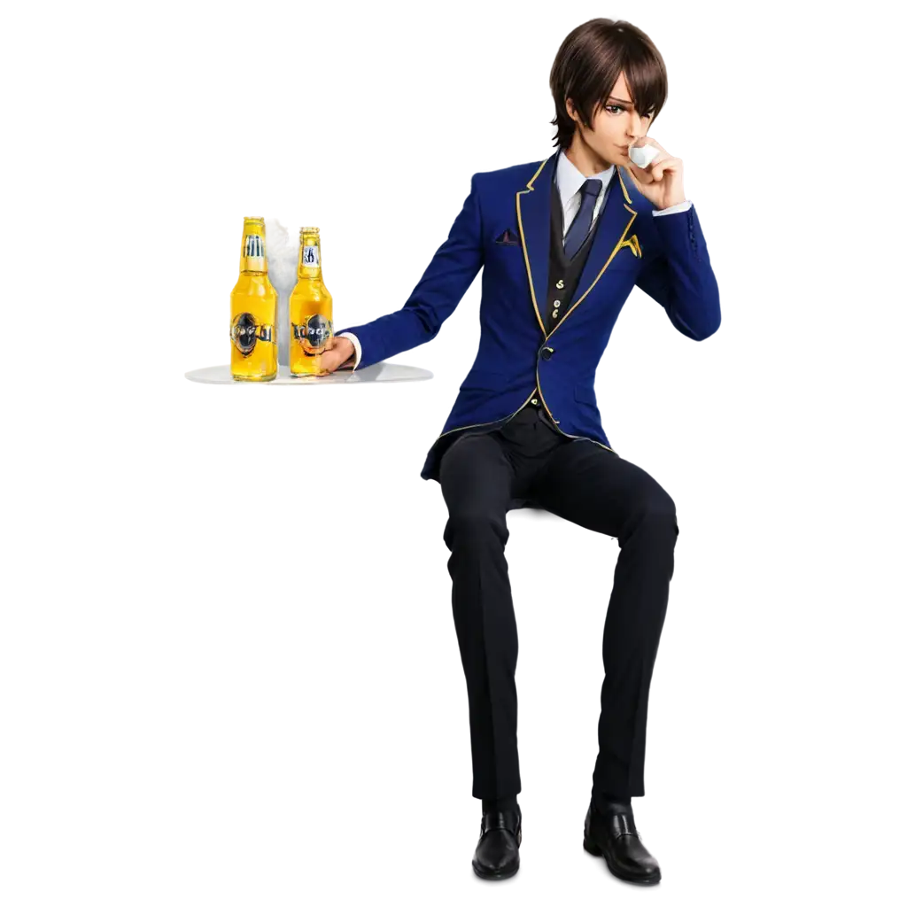 Lelouch-Enjoys-a-Corona-Extra-Beer-HighQuality-PNG-for-Versatile-Use