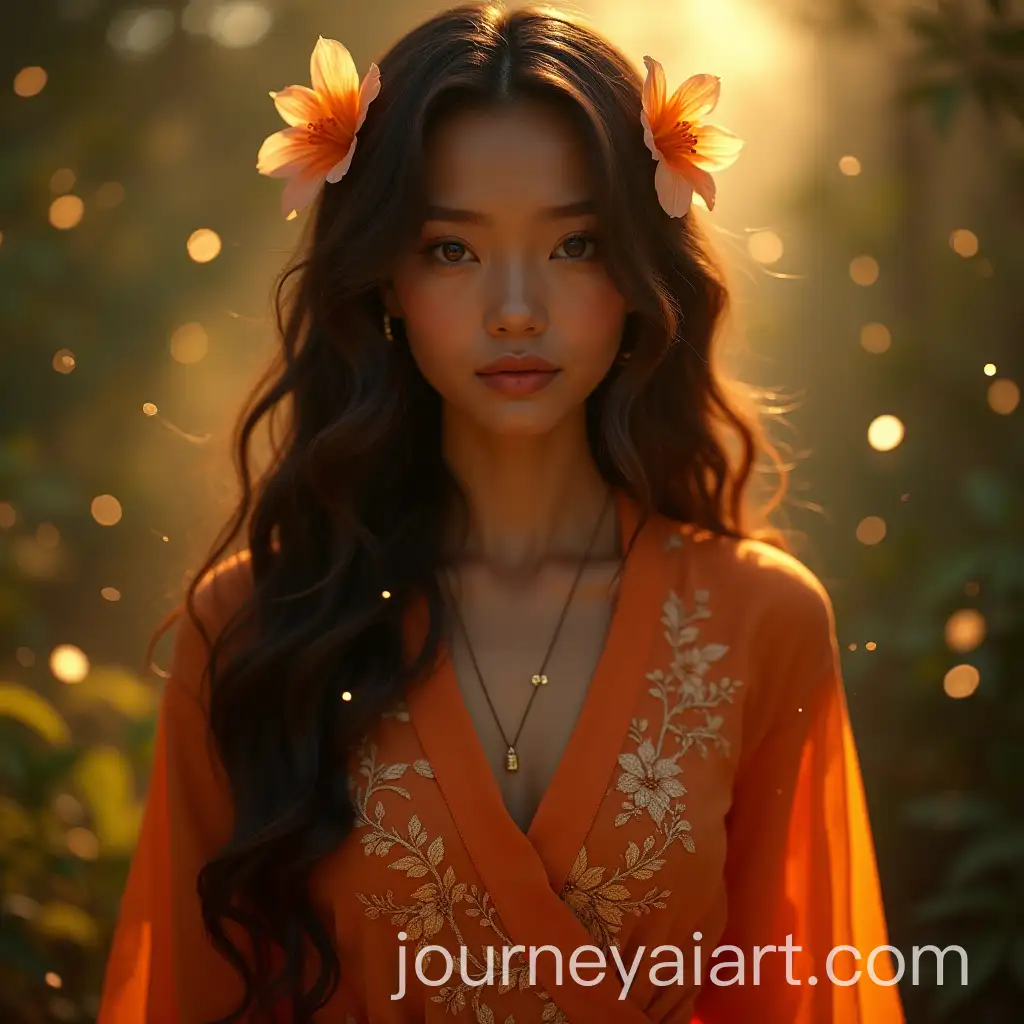 Cinematic-Portrait-of-Indonesian-Girl-in-Enchanted-Forest-with-Luminous-Eyes-and-Kebaya