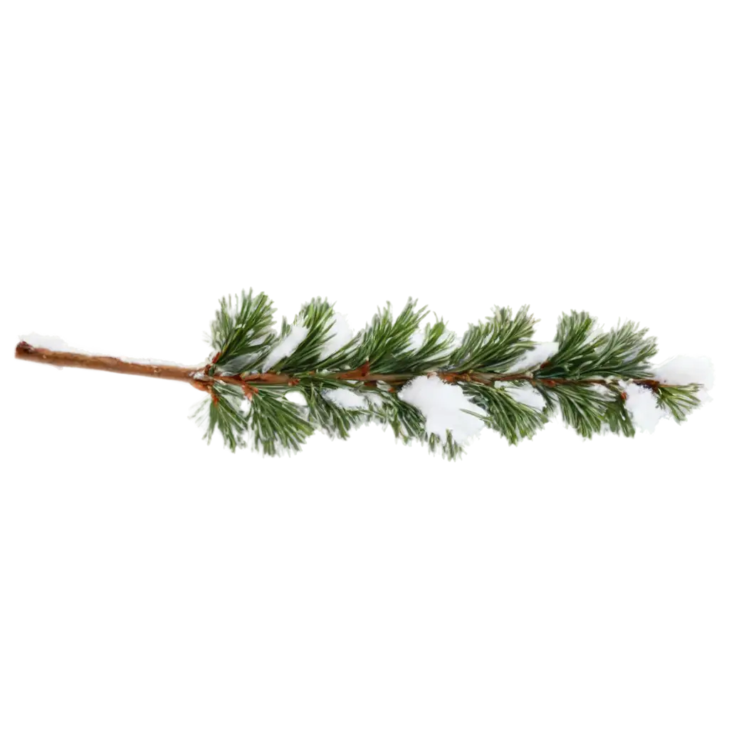 Christmas-Tree-Branch-with-Snow-HighQuality-PNG-Image-for-Winter-and-Holiday-Designs