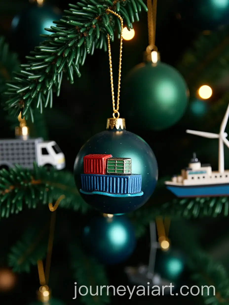 Christmas-Wreath-with-Unique-Baubles-Shipping-Containers-Solar-Panels-and-More
