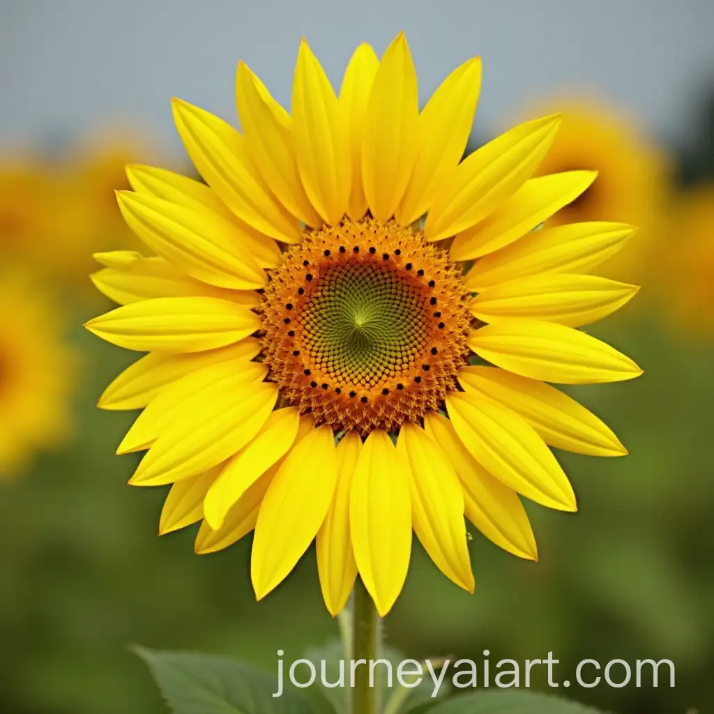 Vibrant-Yellow-Sunflower-in-a-Minimalist-Setting