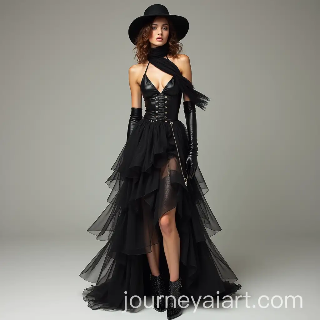 Elegant-Colton-Bodycon-Dress-with-Convertible-Dcollet-Neckline-and-Artistic-Accessories