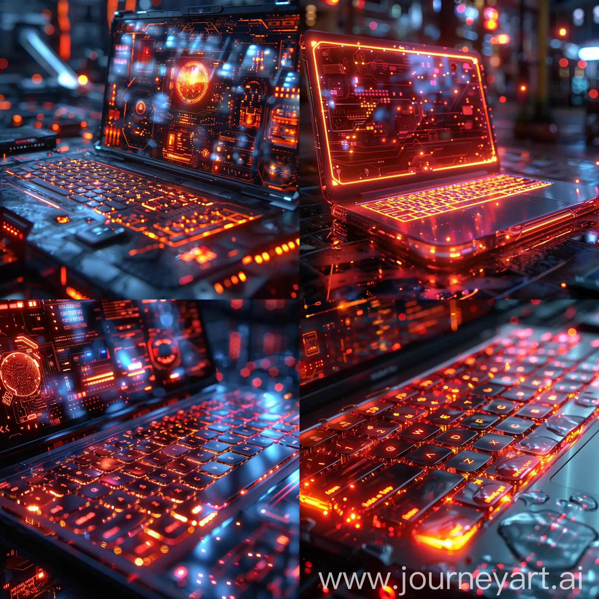 Futuristic-Laptop-with-Neon-Lights-and-Holographic-Displays