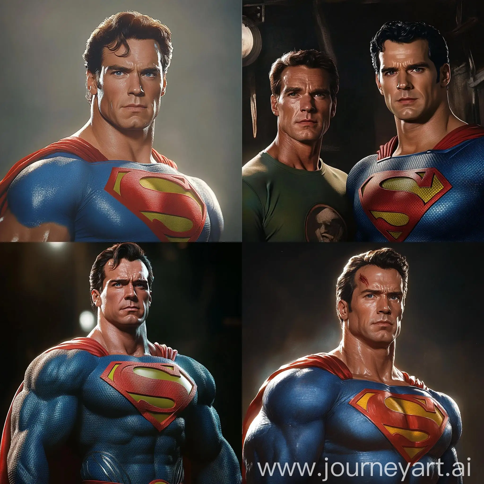 Superman-with-a-Young-Arnold-Schwarzenegger-in-Man-of-Steel-Movie-Scene